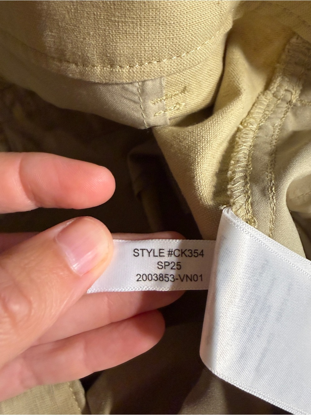 J. Crew Barrel Leg Pant In Cotton Linen Blend in Coastal Khaki 31 - Picture 9 of 14